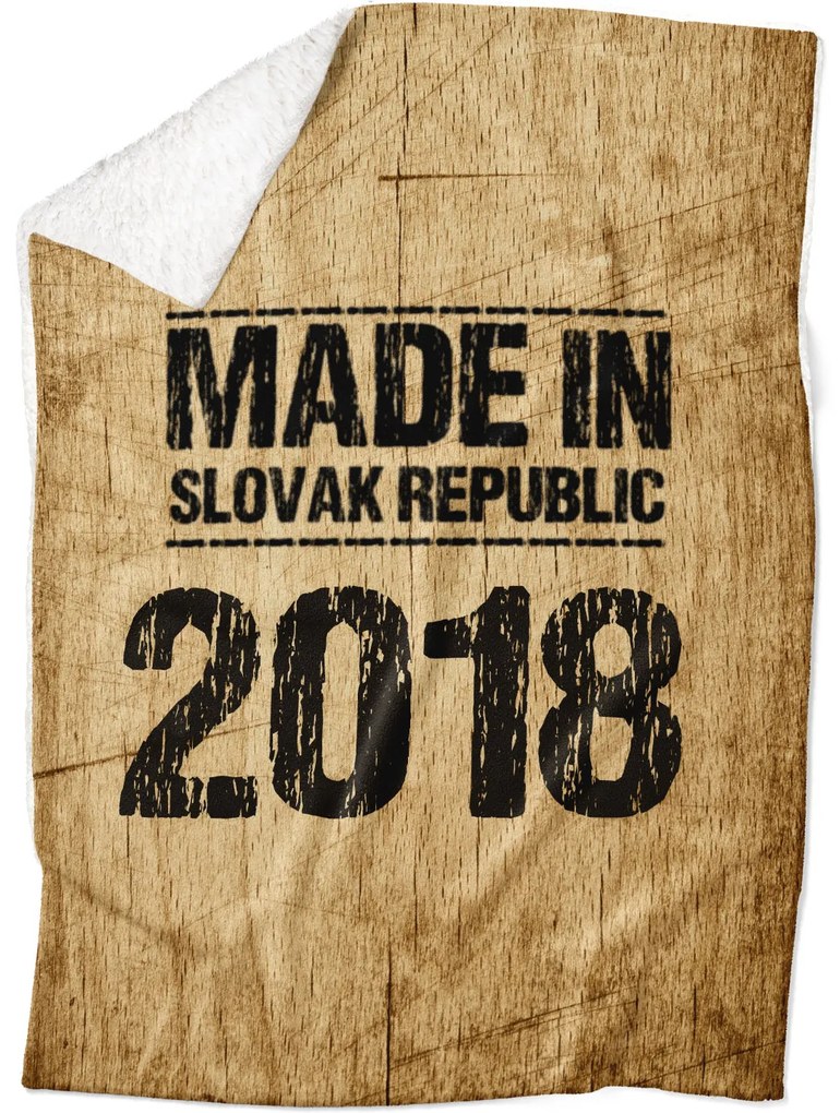 Deka Made In (rok: 2018, Podšitie baránkom: ÁNO)