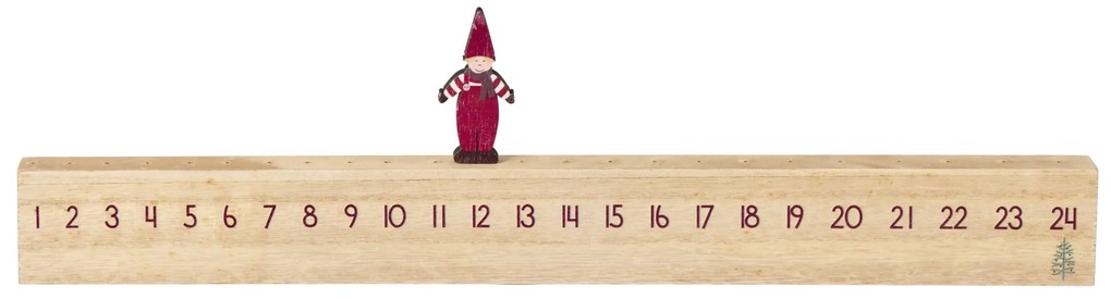 Ib Laursen Adventný kalendár Santa's Helper 50 cm