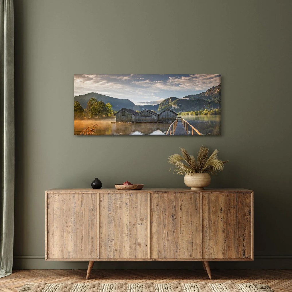 Obraz jazera (120x50 cm)
