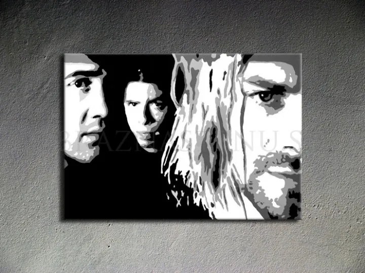 Ručne maľovaný POP Art obraz Nirvana | rôzne rozmery