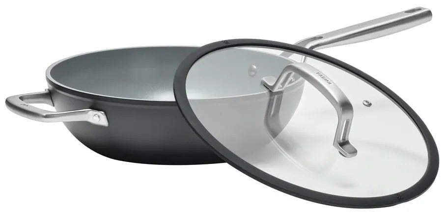 Wok panvica s pokrievkou/s keramickým povrchom ø 28 cm Meda 3.0 – FABINI