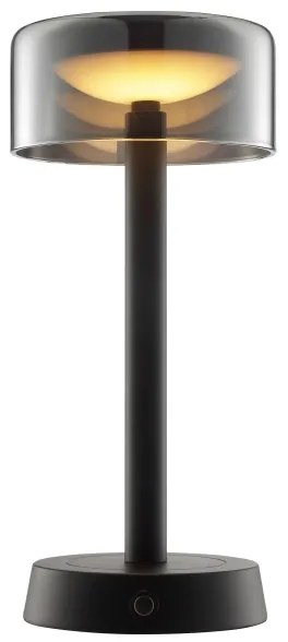 Brilliant - LED stmievateľná nabíjateľná dotyková stolná lampa RAZOR LED/2,5W/5V 2700K IP44 čierna