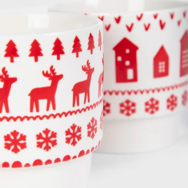 Sada dvoch hrnčekov CANAMA so sobmi a domčekmi 711145 (2ks)