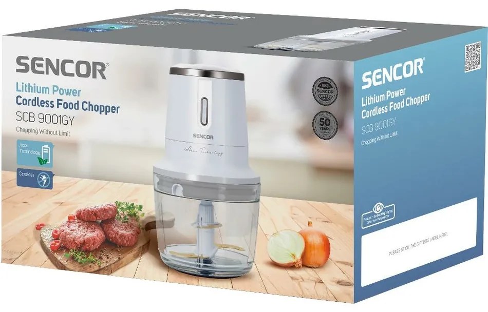 Sencor SCB 9001GY aku sekáčik potravín