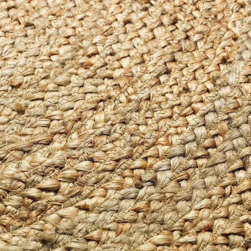 Okrúhly koberec v bielo-prírodnej farbe ø 120 cm Shira – douceur d'intérieur