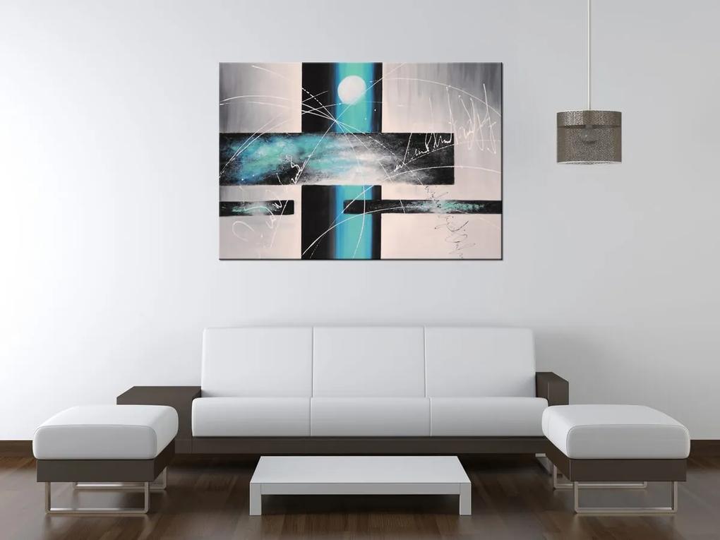 Gario Ručne maľovaný obraz Nebeské šialenstvo Rozmery: 100 x 70 cm