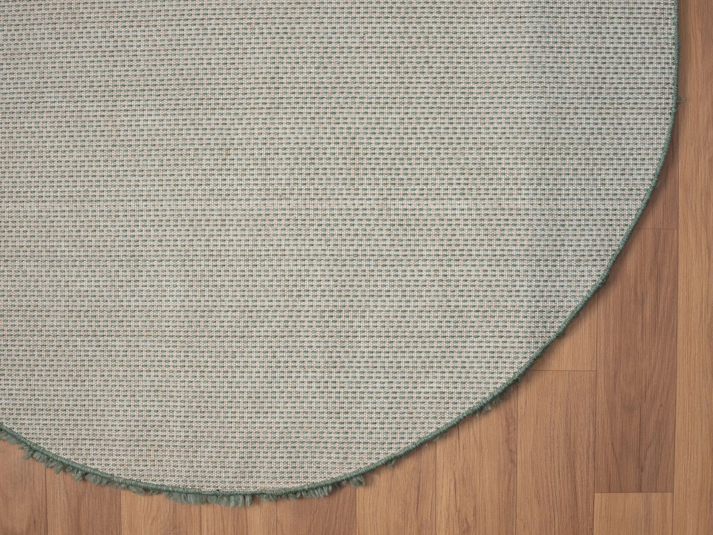 My Flair, Kusový koberec My Shaggy hellgrün kruh, 150x150 (priemer) kruh, zelená, chodba / predsieň