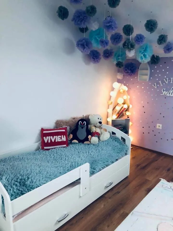 GL Detská posteľ Hana Biela Variant veľkosť postele: 140x80