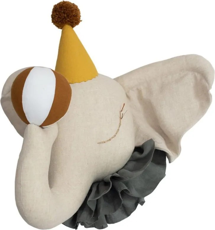 Dekorácia do detskej izby cirkusový slon - prírodný