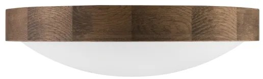 Brilagi - LED Stropné svietidlo CARVALHO SLIM 2xE27/60W/230V dub orech pr. 37 cm