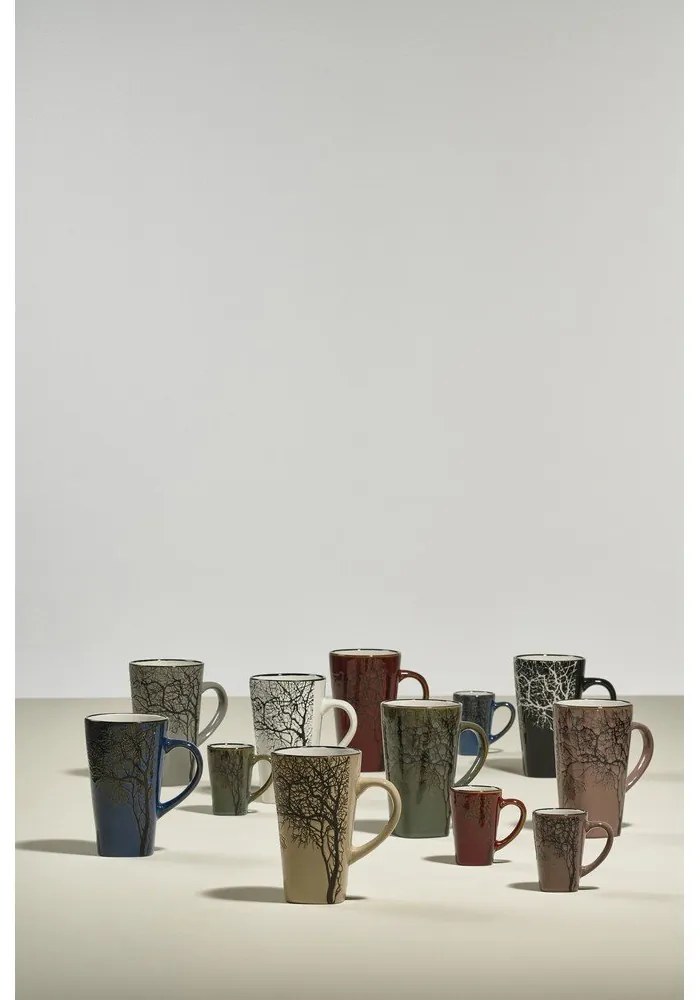 Svetloružové hrnčeky na espresso z kameniny v súprave 4 ks 100 ml Hela – Villa Collection