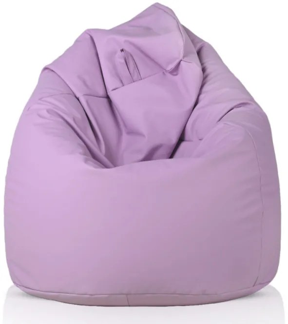 Sedací vak Sako svetlofialový ekokoža