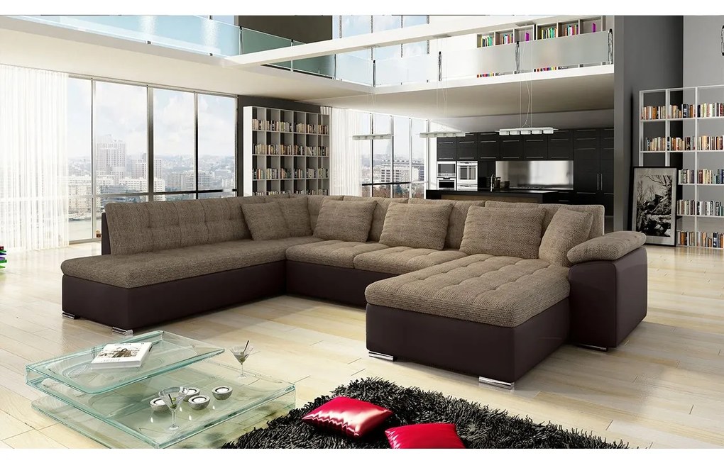 Rohová sedačka Tony s funkciou spania, Dostupné poťahy: Nazar 225.02, Strana: Ľavá - U