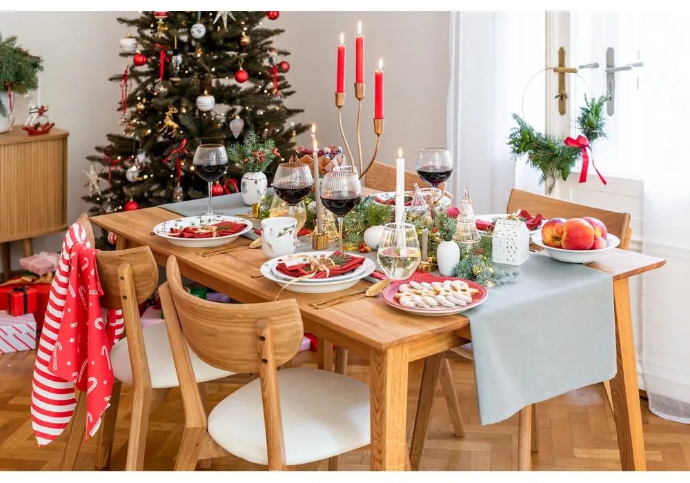 Bavlnené utierky s vianočným motívom v súprave 4 ks 50x70 cm Candy Cane – Catherine Lansfield