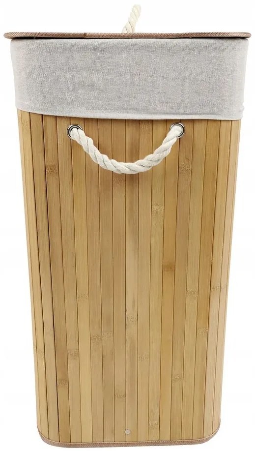 Dekorstudio Bambusový kôš na prádlo 105l