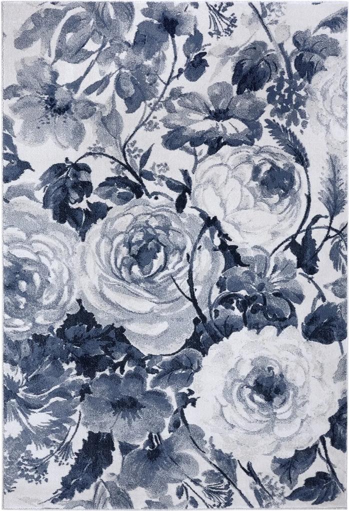 Nouristan - Hanse Home koberce Kusový koberec Romance 104620 Blue / cream - 200x290 cm