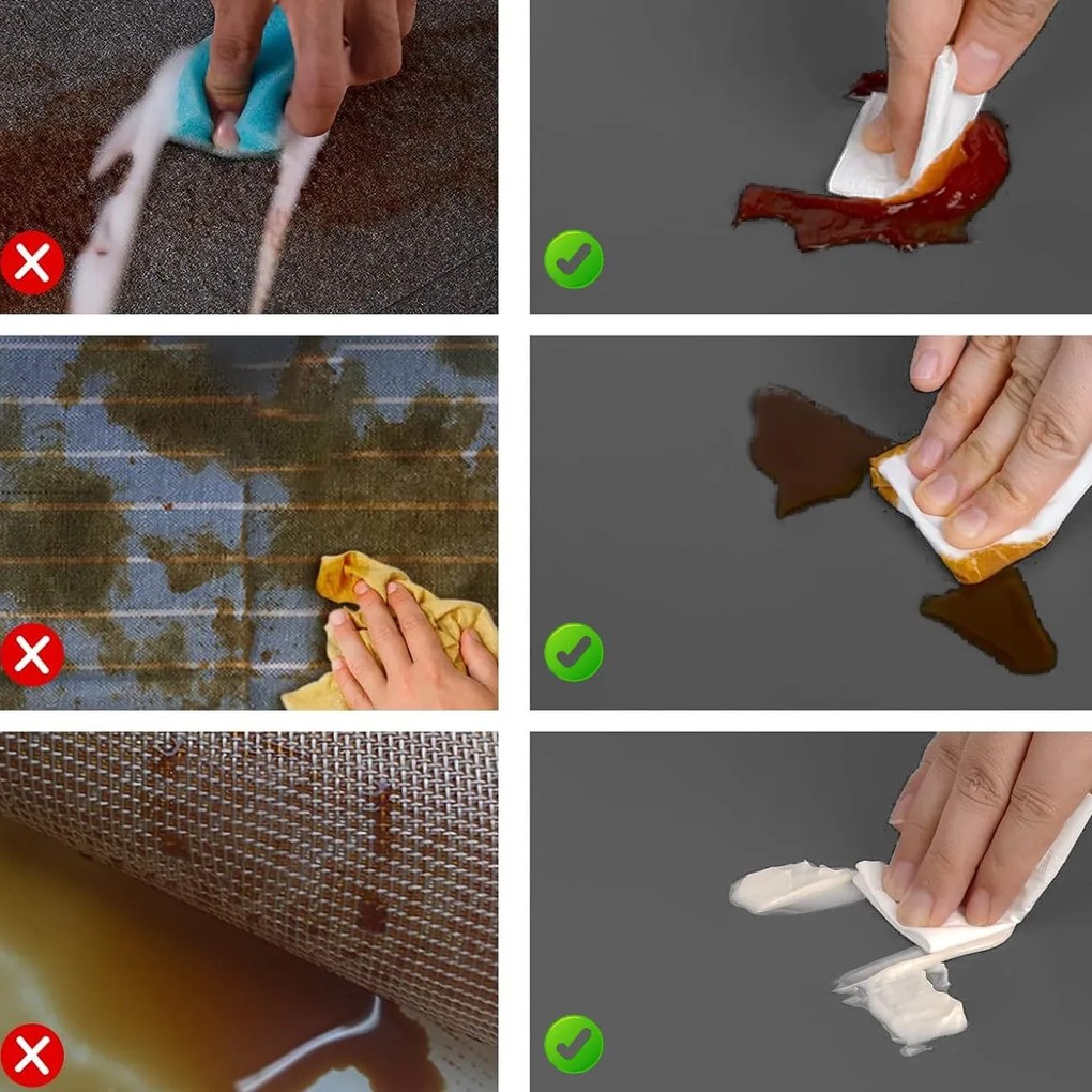 Súprava 8 ks prestierania TRIVAL sivá