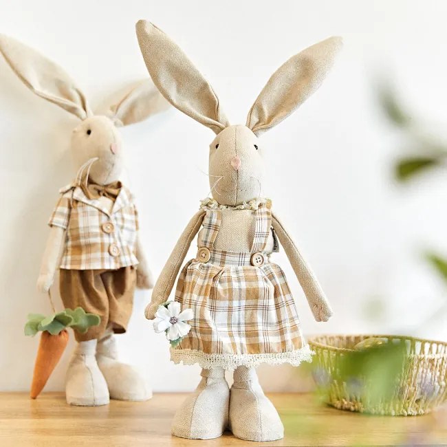 Veľkonočný zajačik LUPE s teleskopickými nohami 877631