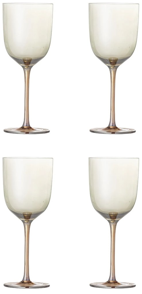 Bloomingville Pohár na víno Aston Wine – sada 4 ks