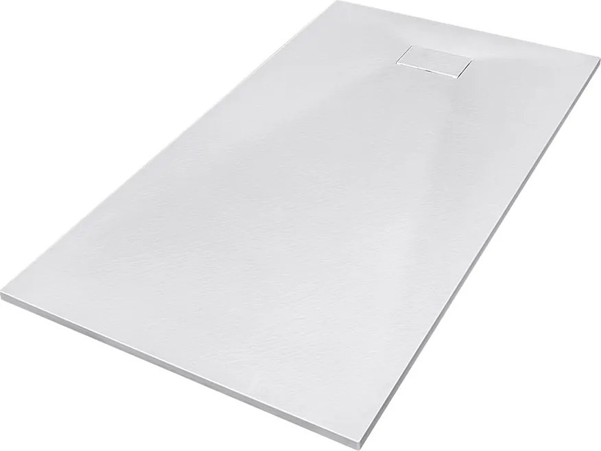 Besco Obdĺžniková sprchová vanička z SMC kompozitu VEXO R 100x80 (120x80, 120-180x90) BESCO-Rozmery: 140x90