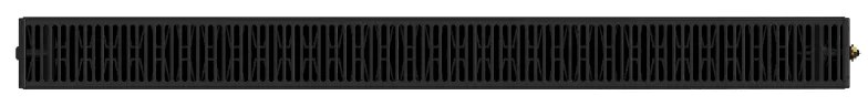 Mexen CV22, panelový radiátor 600 x 1400 mm, spodné pripojenie, 2314 W, čierna, W622-060-140-70