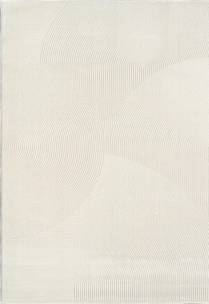 Angel Carpet, Kusový koberec Zafiro 25 Cream, 240x340, biela, kancelária