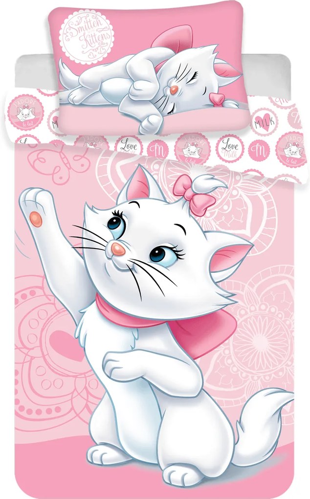 Jerry Fabrics Obliečka do postieľky Marie Cat baby 100x135/40x60 cm