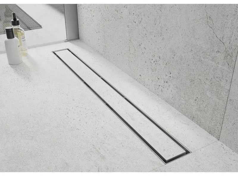 Mexen Flat nerezový sprchový žľab 140 cm vzor M13, 2v1, 1010140