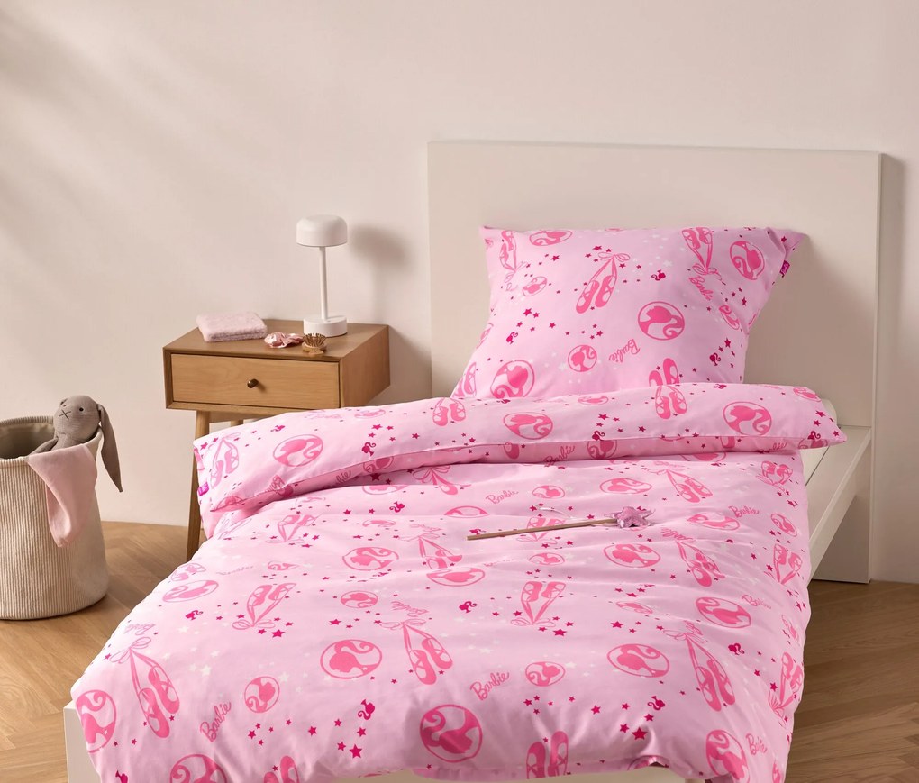 Detská posteľná bielizeň z renforcé »Barbie«, štandardná veľkosť