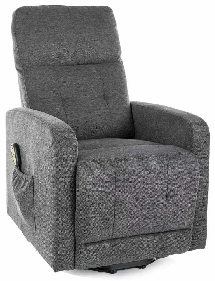 Polohovacie kreslo Lennox II, sivá