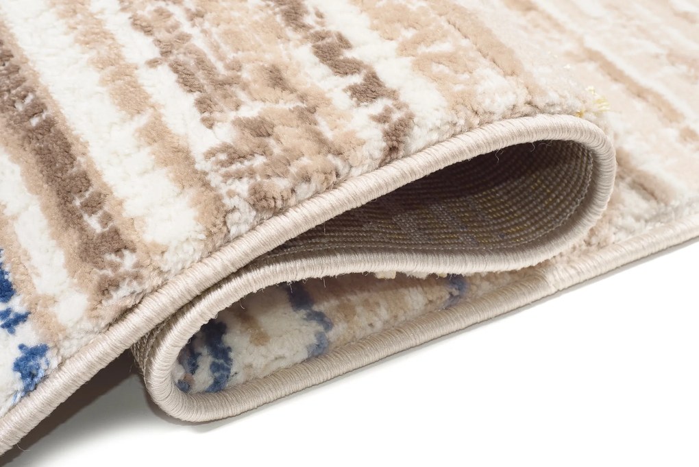 TA Koberec D666M BIELA/TMAVOMODRÁ ASTHANE