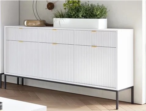 Široká komoda Nova, biela%