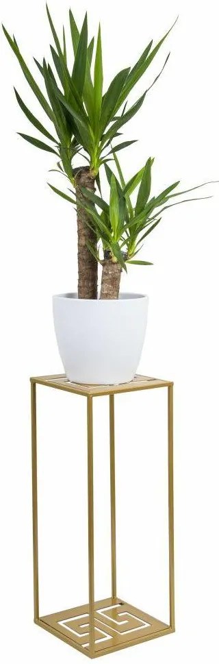 STOJAN NA KVETINÁČ FRAME1 60X24X24 CM ZLATÁ