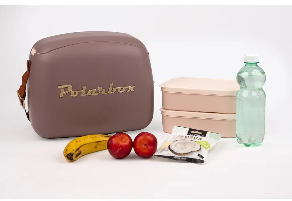 Hnedý chladiaci box 6 l Classic Gold – Polarbox