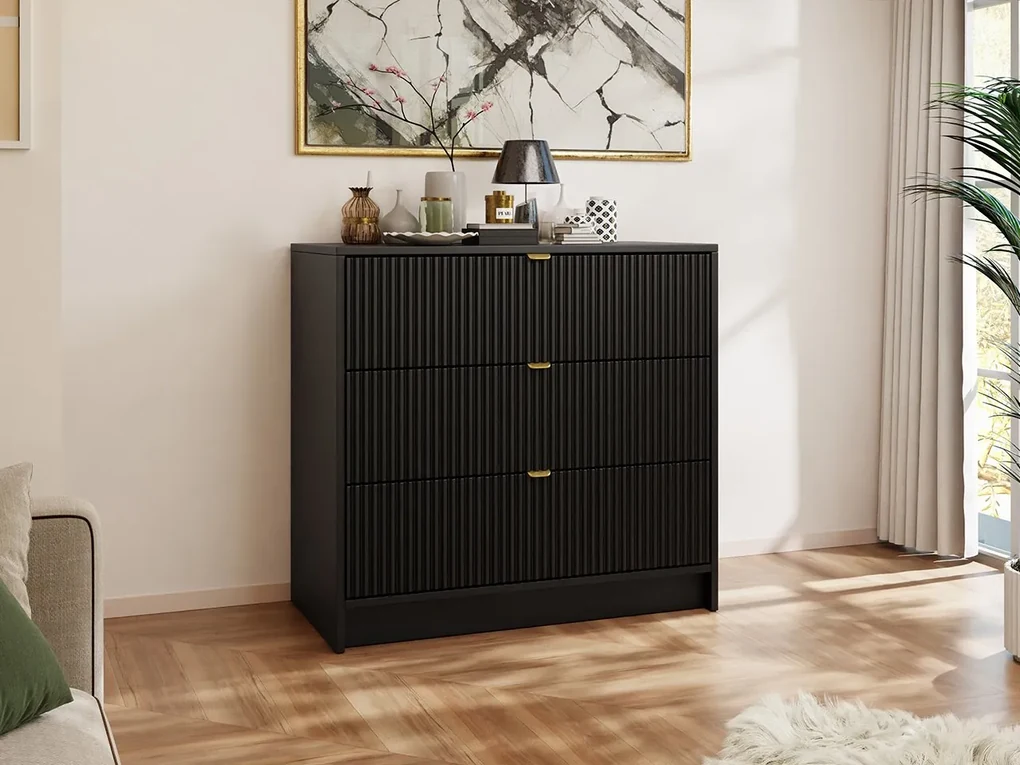 Komoda Razimo 3SZ, Farby: Biely velvet