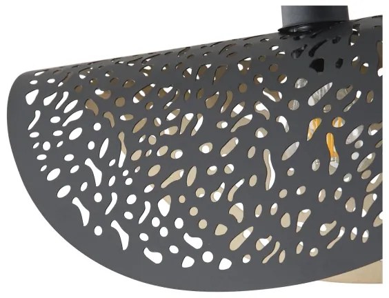 Luster na lanku 1xE27/15W/230V čierna