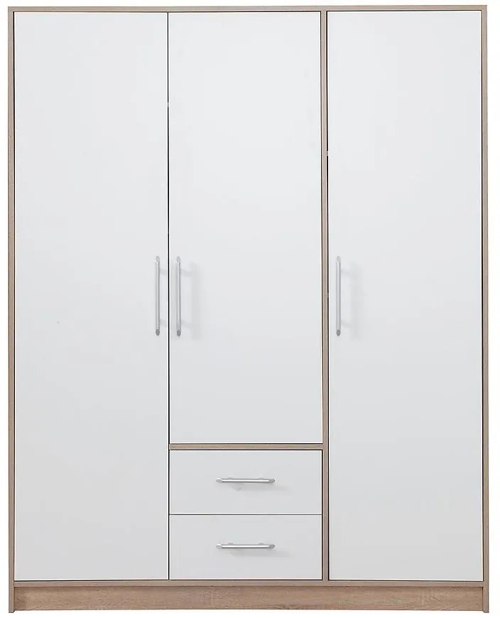 Skriňa Smart SR2 150 cm dub sonoma/biela