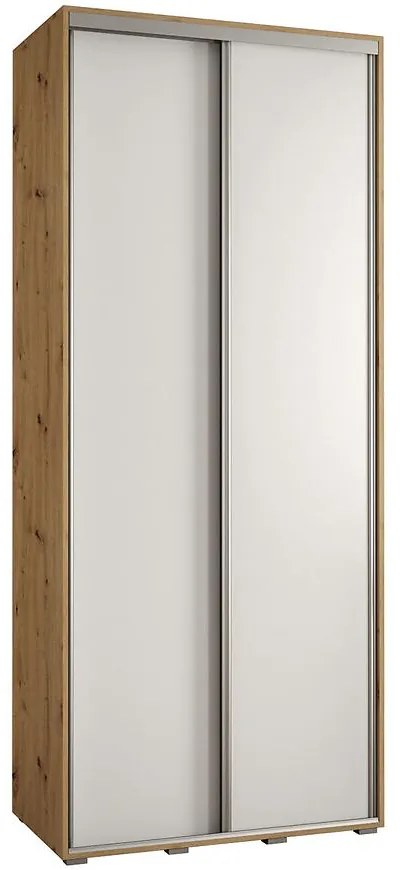 Skriňa 45 Canaris 1 100 artisan/biela/silver