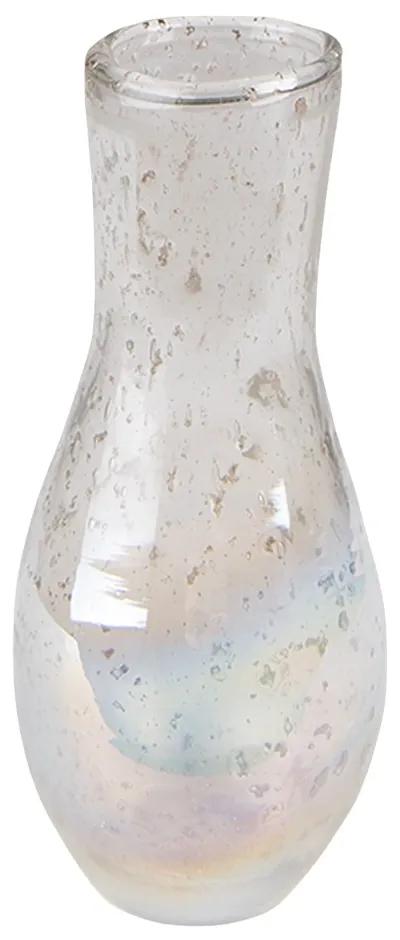 Sklenená transparentná váza Milia - Ø 6*13 cm