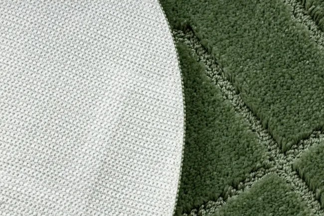 Kúpeľňový koberček SUPREME LINES línie, zelený kruh