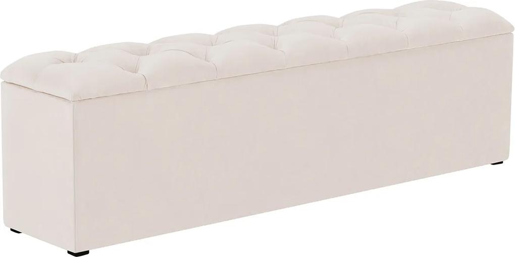 KOOKO HOME Lavica k posteli s úložným priestorom Fa 200 × 34 × 47 cm