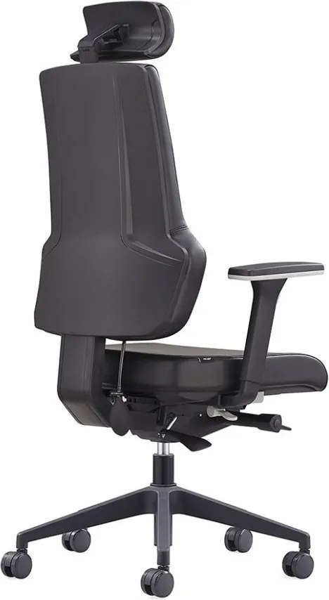 Ergonomická kancelárska stolička MOSH Elite F – čierna