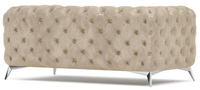 Béžová zamatová pohovka 185 cm Chelsea – Ropez