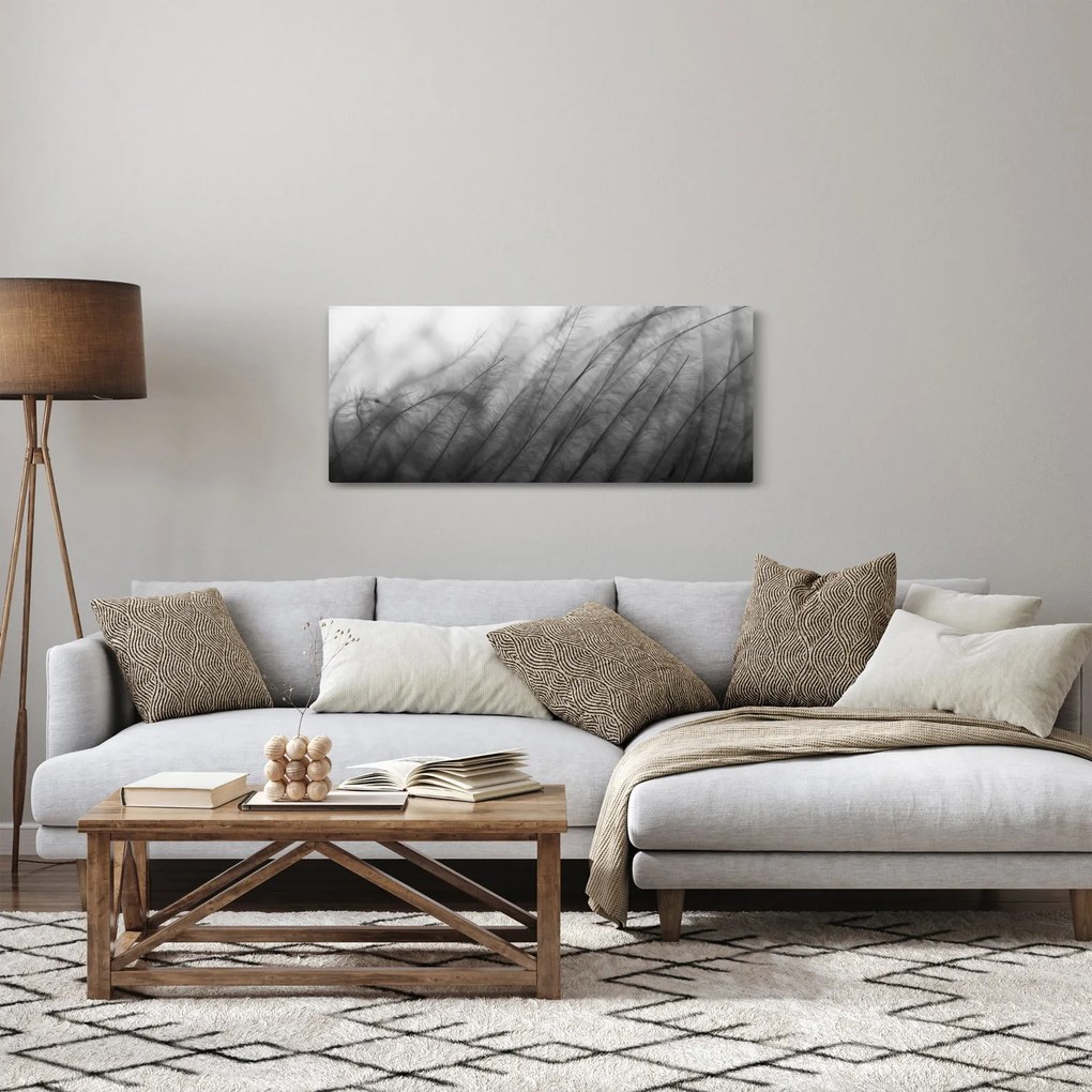 Obraz - Tráva vo vetre (120x50 cm)