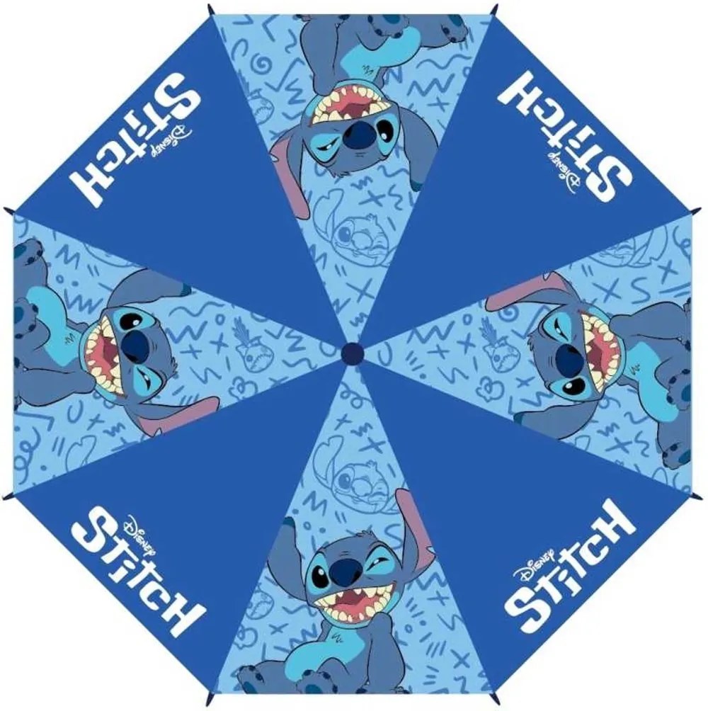 Chlapčenský skladací dáždnik Lilo & Stitch - priemer roztiahnutého dáždnika 90 cm, zložený 24 x 5,5 cm