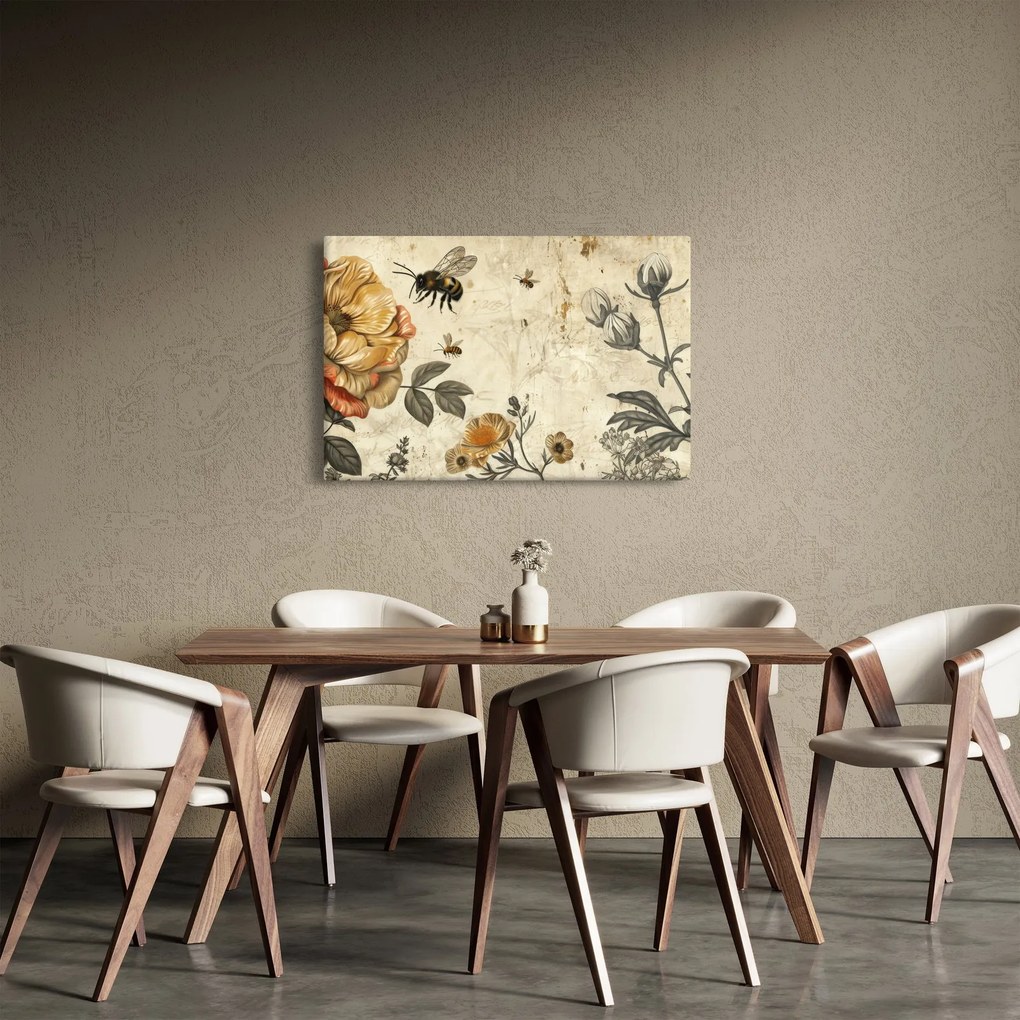 Obraz - Včelia lúka (90x60 cm)