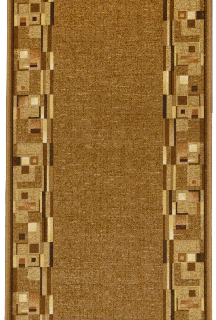 Koberce Breno Behúň BOMBAY 33, šíře role 100 cm, hnedá, viacfarebná