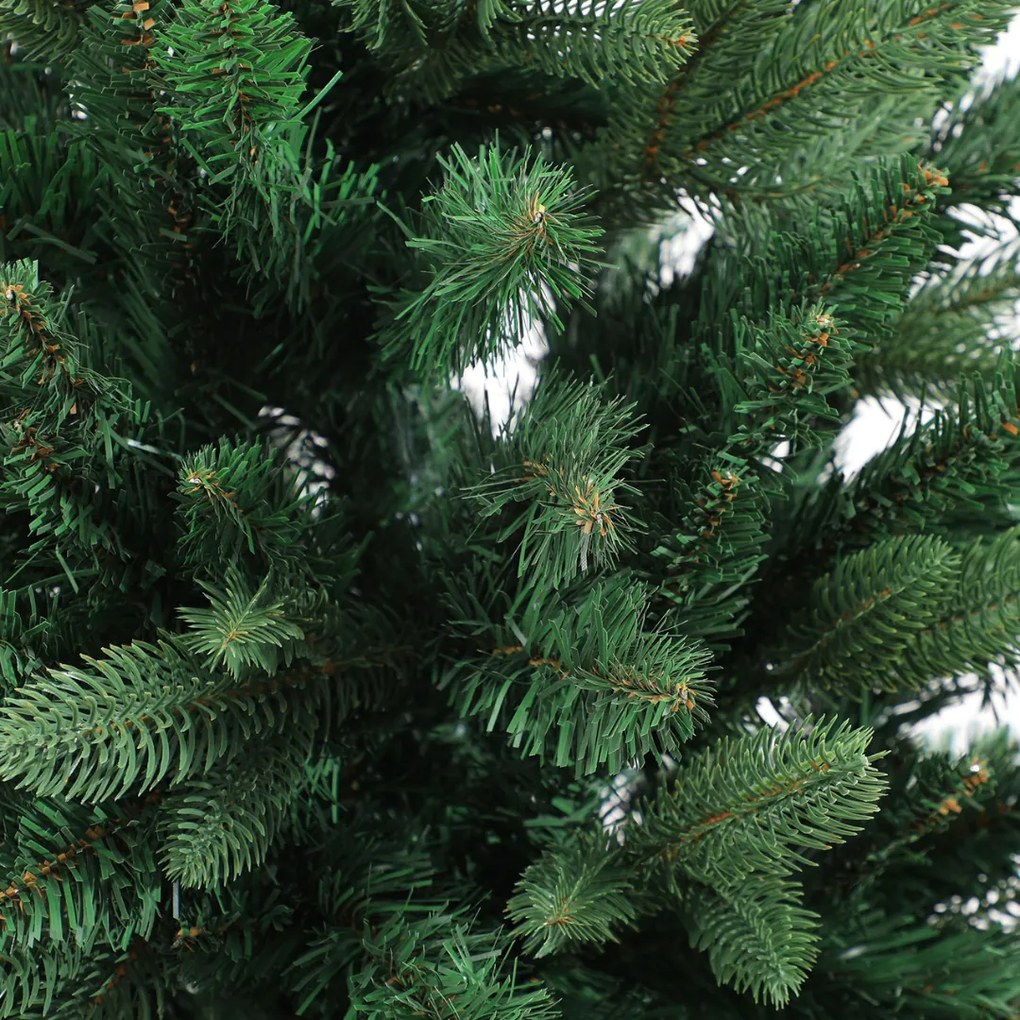 Umelý vianočný stromček FROST, 180cm, zelená Casaria
