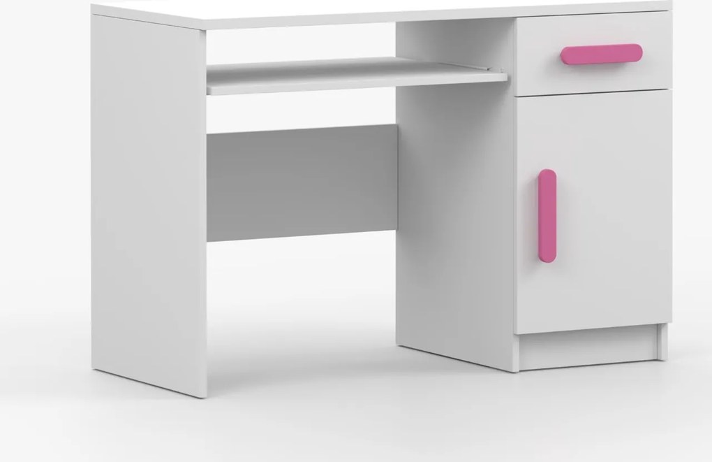 Písací stôl SCOUT - biely (viac variant)