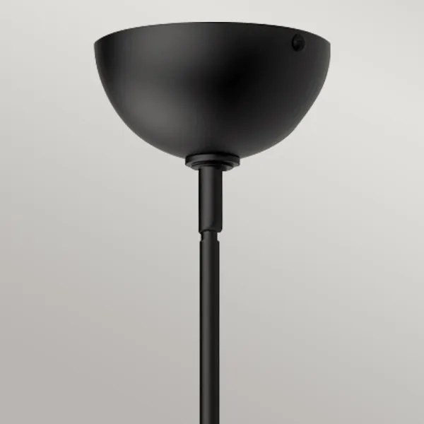 Alora Mood ALM-JUDE3-MB-CL - Luster na tyči JUDE 3xE27/60W/230V čierna